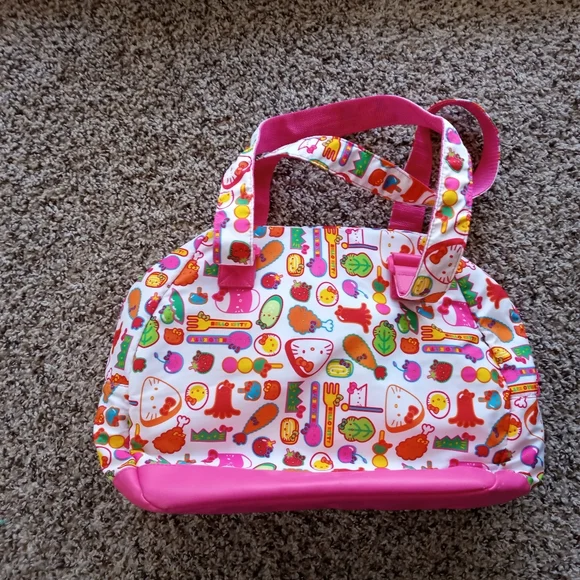 Hello Kitty Women's Bento Weekender Bag Pink Size Large - Picture 6 of 9
